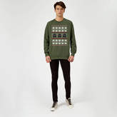 Thumbnail for your product : Star Wars Christmas Darth Vader Imperial Starship Knit Green Christmas Sweatshirt