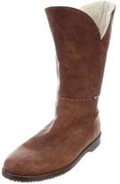 Thumbnail for your product : Henry Cuir Leather Mid-Calf Boots