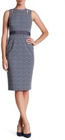 Thumbnail for your product : Maggy London Denim Flower Novelty Jacquard Dress