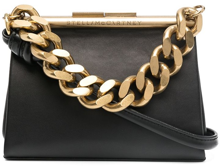 handbag with chain handle