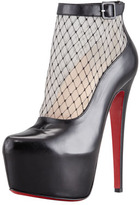 Thumbnail for your product : Christian Louboutin Resillissima Lace Illusion Platform Bootie
