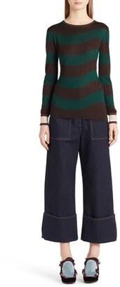 Fendi Women's Stripe Cashmere Blend Sweater