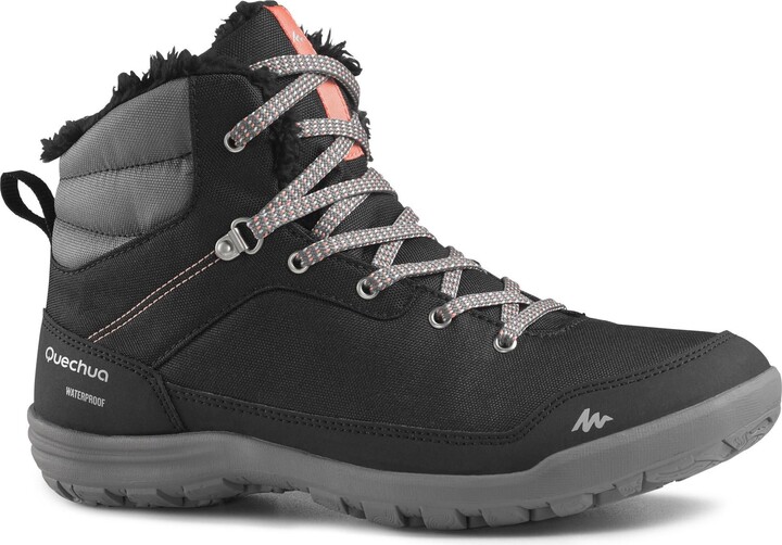 Sh100 Waterproof Hiking Boots Decathlon QUECHUA Warm Waterproof