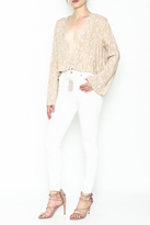 Thumbnail for your product : Olivaceous Python Plunge Top