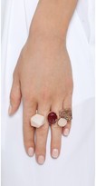 Thumbnail for your product : Eddie Borgo Two Finger Composition Ring