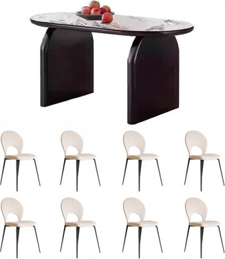 ASS Comfort Zone Minimalist cream style dining table and chair