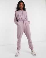 Thumbnail for your product : ASOS Tall ASOS DESIGN Tall tracksuit hoodie / jogger in acid wash