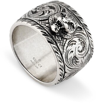 Gucci Men's Gatto Band Ring - ShopStyle Jewelry