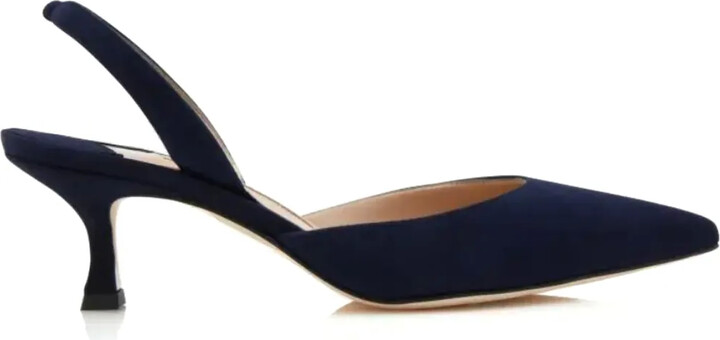 Blue Suede Slingback ShopStyle