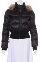 Thumbnail for your product : Vince Faux Fur-Trimmed Puffer Jacket