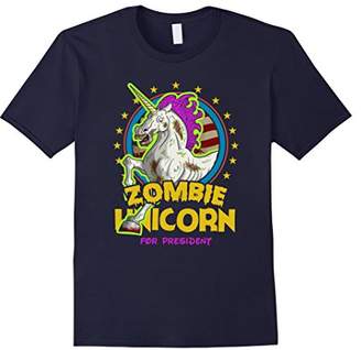 Zombie Unicorn for President! Funny Halloween T-Shirt