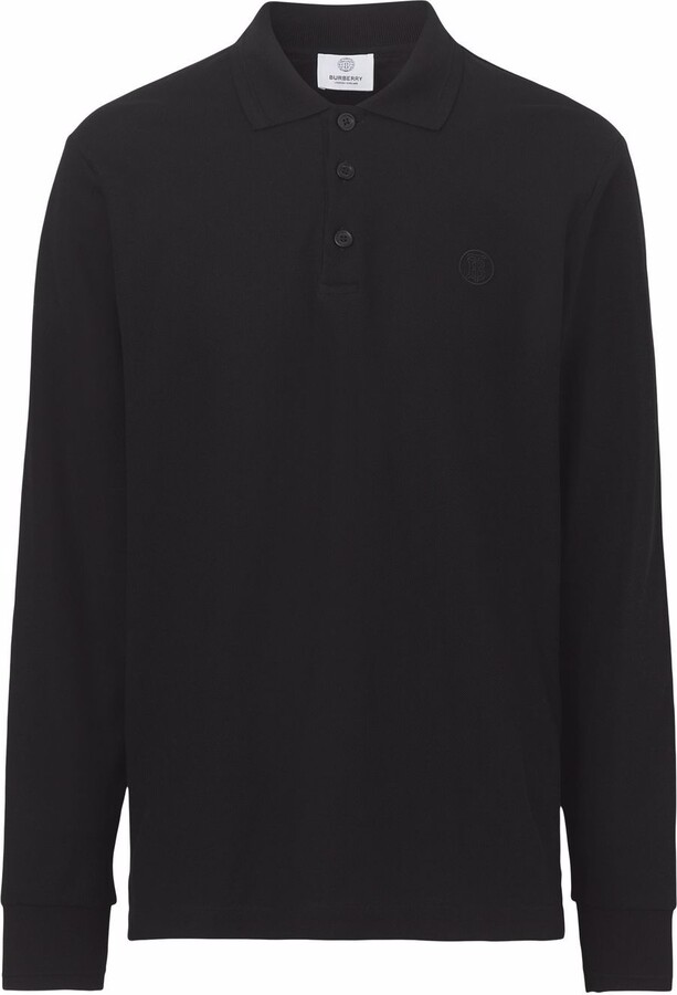 Burberry Monogram Long-Sleeved Polo Shirt - ShopStyle