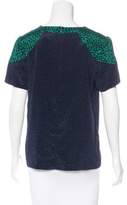 Thumbnail for your product : Sea Silk-Blend Leopard Print Top