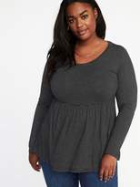 Thumbnail for your product : Old Navy Relaxed Plus-Size Striped Peplum Top