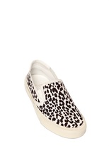 Thumbnail for your product : Saint Laurent Skate Canvas Leopard Printed Sneakers