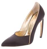 Thumbnail for your product : Walter Steiger Satin Pointed-Toe Pumps