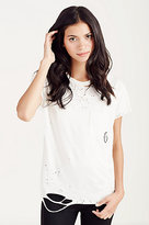 Thumbnail for your product : True Religion Ripped Pocket Womens Tee