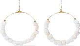 Thumbnail for your product : Kenneth Jay Lane 22-karat Gold-plated Resin Earrings