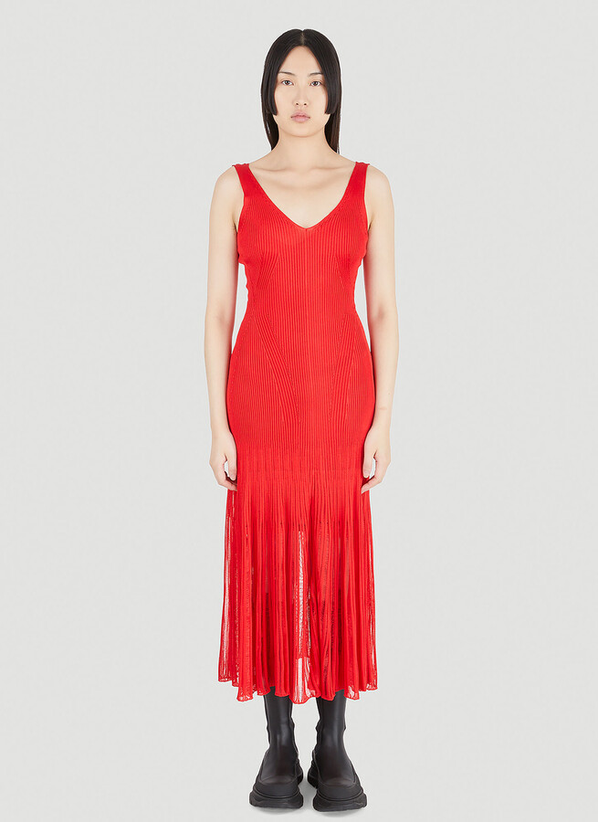 Alexander McQueen Knit Women's Red Dresses | ShopStyle
