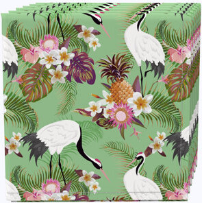 East Urban Home Napkin Set Of 4 100% Cotton 20X20\