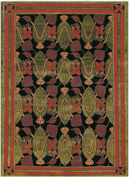 Crafters & Weavers Arts and Crafts Collection Area Rug Ultra Soft Washable Rug, Non Slip, Indoor, Stain Resistant Rugs for Living Room Bedroom Vintage
