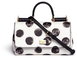 Dolce & Gabbana 'Miss Jeans' mini polka dot crossbody bag