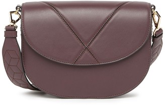 oxblood crossbody bag