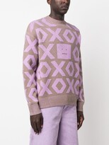 Thumbnail for your product : Acne Studios Patterned Intarsia-Knit Jumper