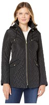 Thumbnail for your product : Cole Haan Quilted Barn Jacket (Black) Women's Coat