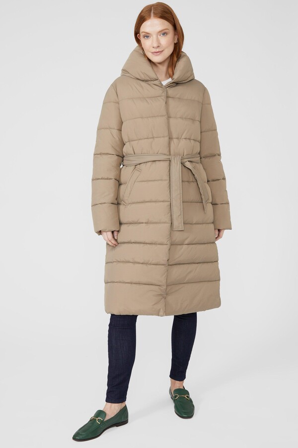 Maine Longline Belted Puffer Coat ShopStyle