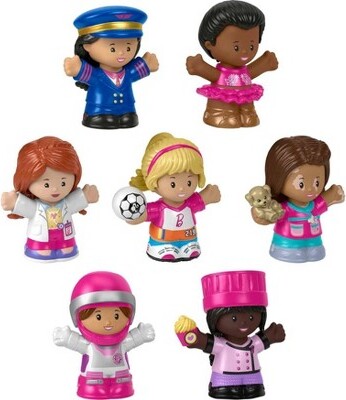 Fisher-Price Little People Barbie You Can Be Anything Figures - 7pk