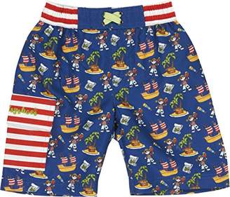 Playshoes Boy's Swimming Shorts Pirate Island,7 (Size:7-8 Years)