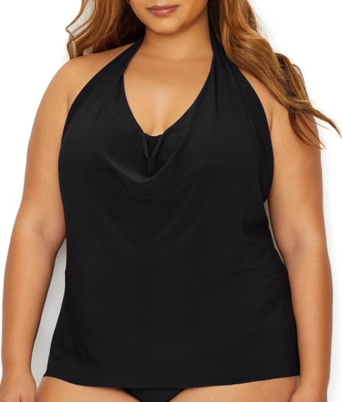 Magicsuit Plus Size Solid Sophie Underwire Tankini Top - ShopStyle