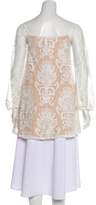 Thumbnail for your product : For Love & Lemons Lace Long Sleeve Tunic