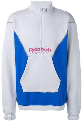 Reebok color blocked sweater