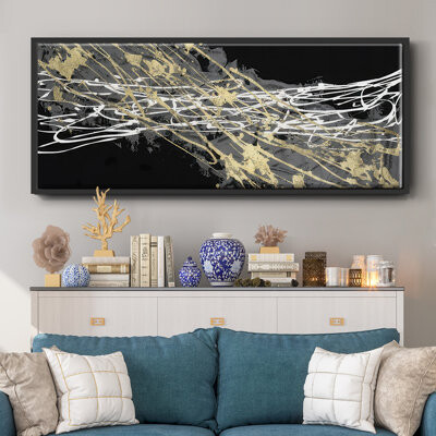 Wexford Home Mistral III in Black - Framed Canvas