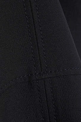 Valentino Wool And Silk-blend Crepe Midi Dress