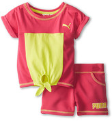 Thumbnail for your product : Puma Kids Colorblock Short Set (Toddler)