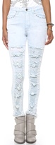 Thumbnail for your product : Evil Twin Destroyed Legging Jeans