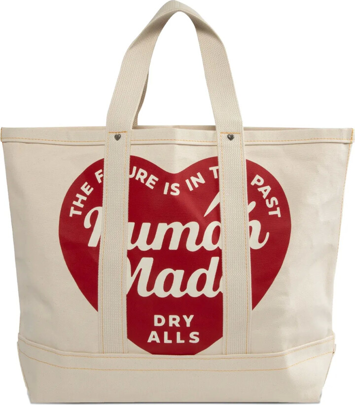 Human Made Heart-Graphic Canvas Tote Bag