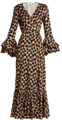 Diane von Furstenberg Henlow Silk Dress - Womens - Animal