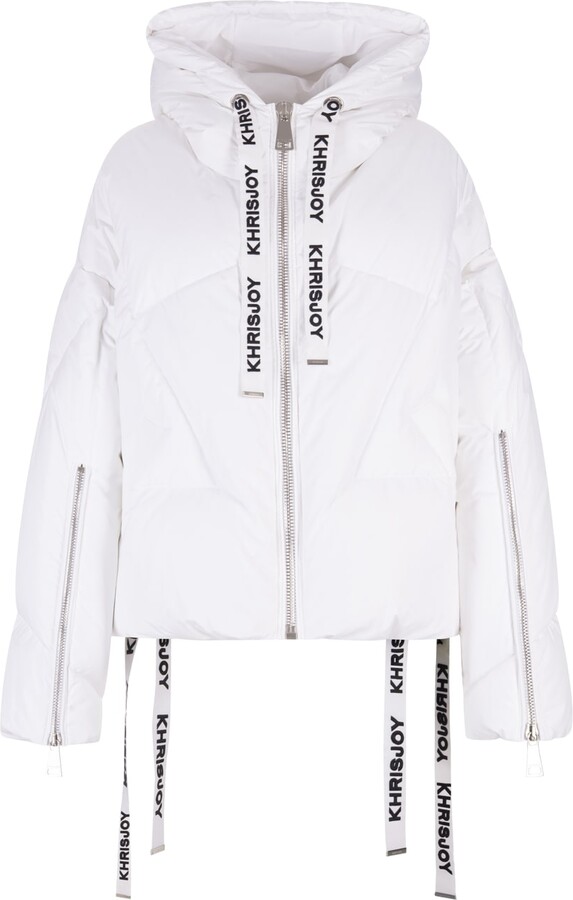 KHRISJOY Woman White Khris Iconic Puffer Jacket - ShopStyle