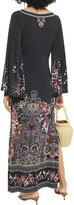 Thumbnail for your product : Camilla Crystal-embellished Printed Stretch-jersey Maxi Dress