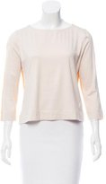 Thumbnail for your product : Akris Punto Long Sleeve Color Block Top