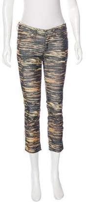 Etoile Isabel Marant Printed Straight-Leg Pants
