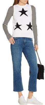 Current/Elliott Cropped Mid-Rise Flared Jeans