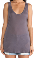 Thumbnail for your product : LAmade Sheer Jersey Scoop Racerback Tank