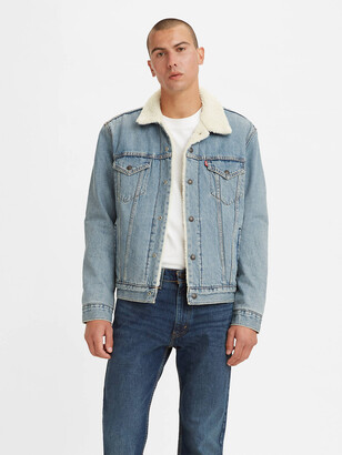 oversized sherpa jacket levis