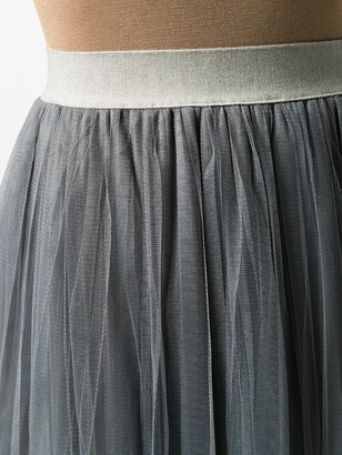 Fabiana Filippi Pleated Tulle Skirt