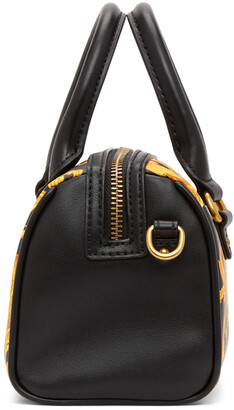 Versace Jeans Couture Black Baroque Top Handle Bag